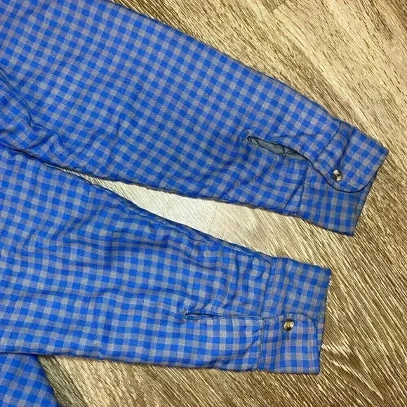 Mens Bud Berma Blue Quilted Flannel - L - Picture 6 of 9